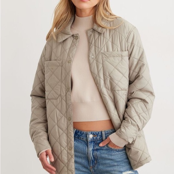 Dynamite Jackets & Blazers - Dynamite Quilted Shacket